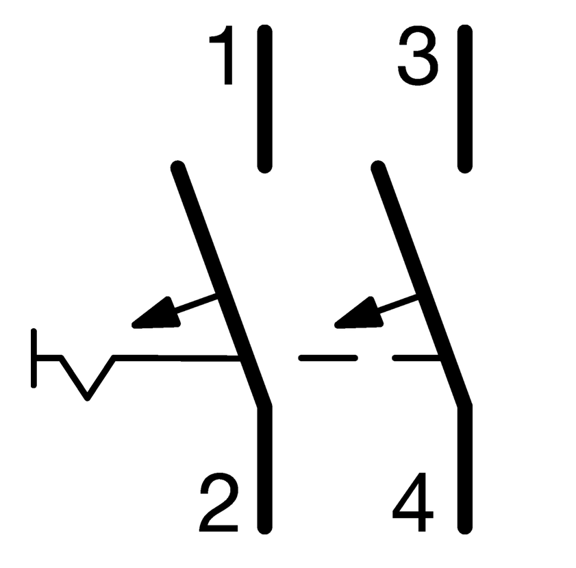 Hager MCB 2P 6kA C-10A 2M - MCN210